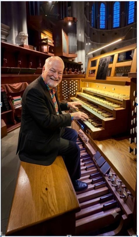 Dr. Arthur George Scott at the organ